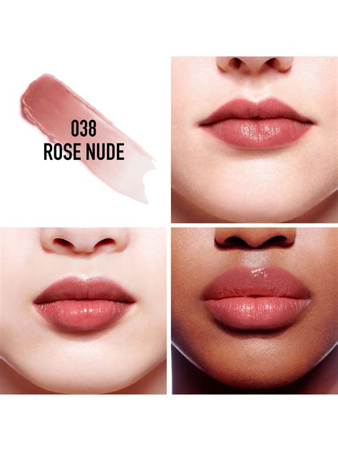 dior lip glow rose nude